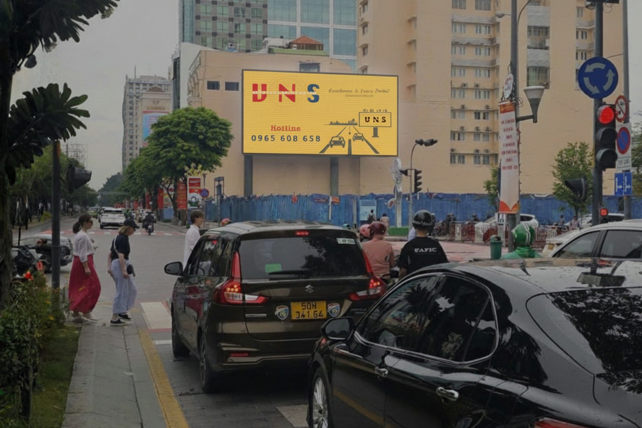 LED góc đường Nguyễn Huệ - Lê Lợi (Thương xá Tax)